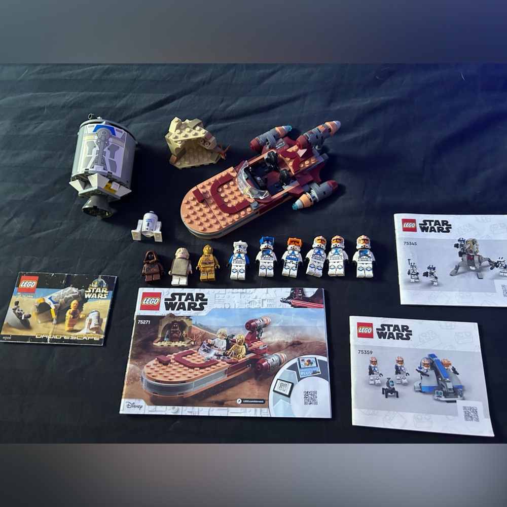 Lego Star Wars sets and minifigures lot